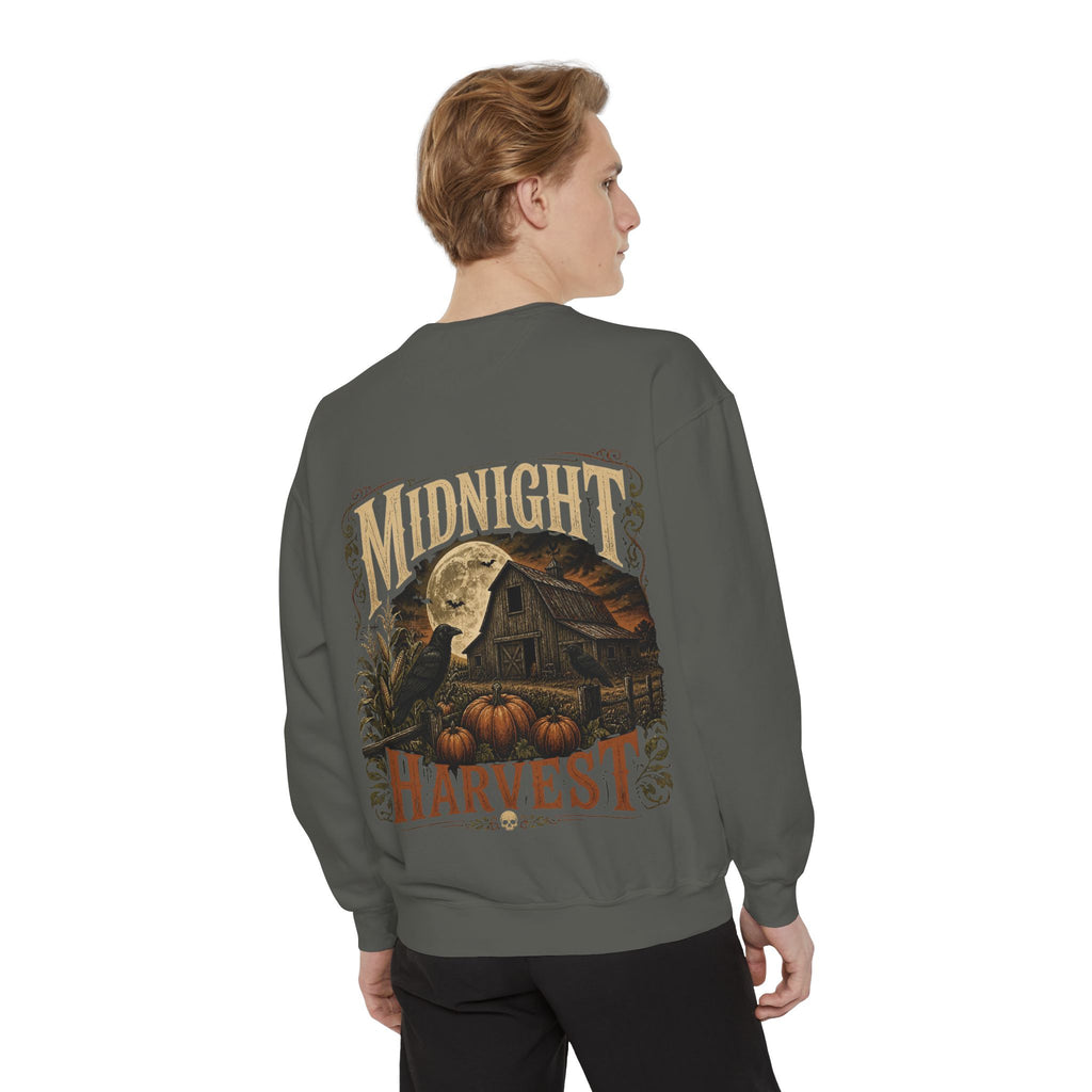 Midnight Harvest Garment-Dyed Crewneck Sweatshirt
