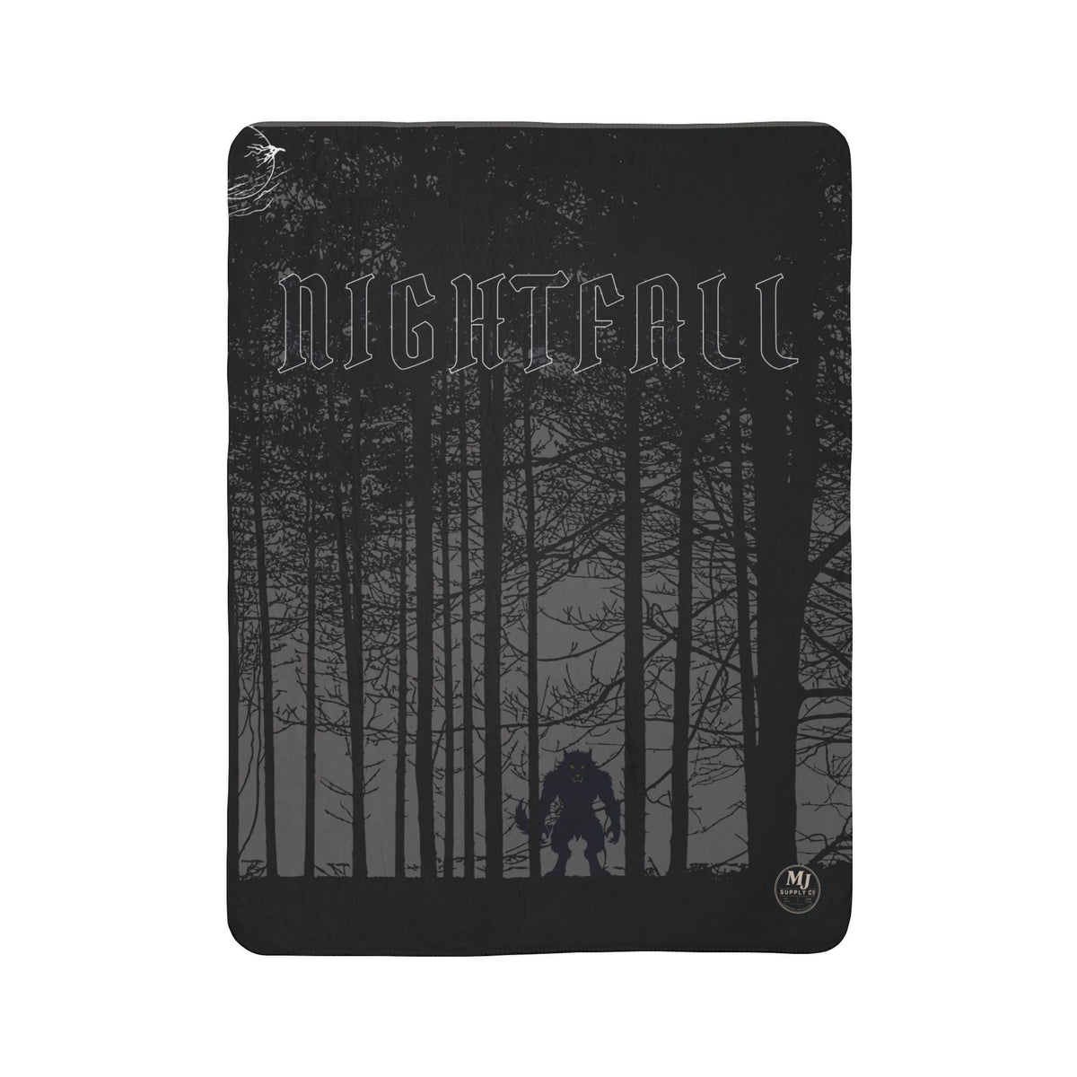 Werewolf's Nightfall Sherpa Fleece Blanket