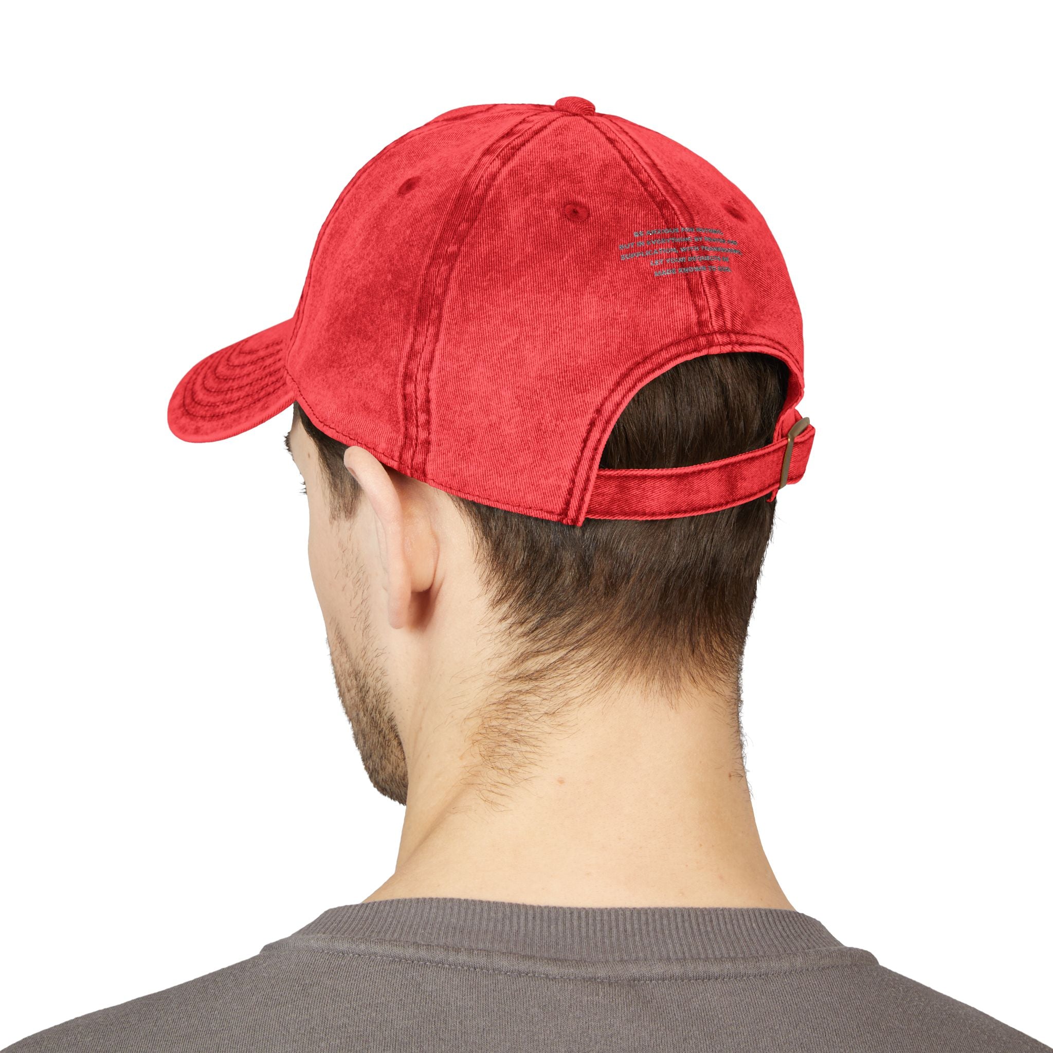 Faith Over Fear Embroidered Vintage Cap