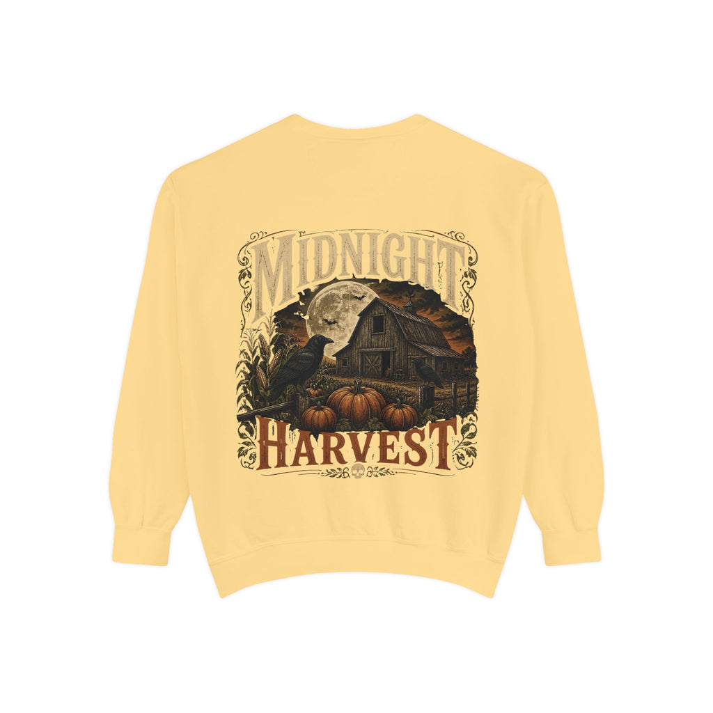 Midnight Harvest Garment-Dyed Crewneck Sweatshirt
