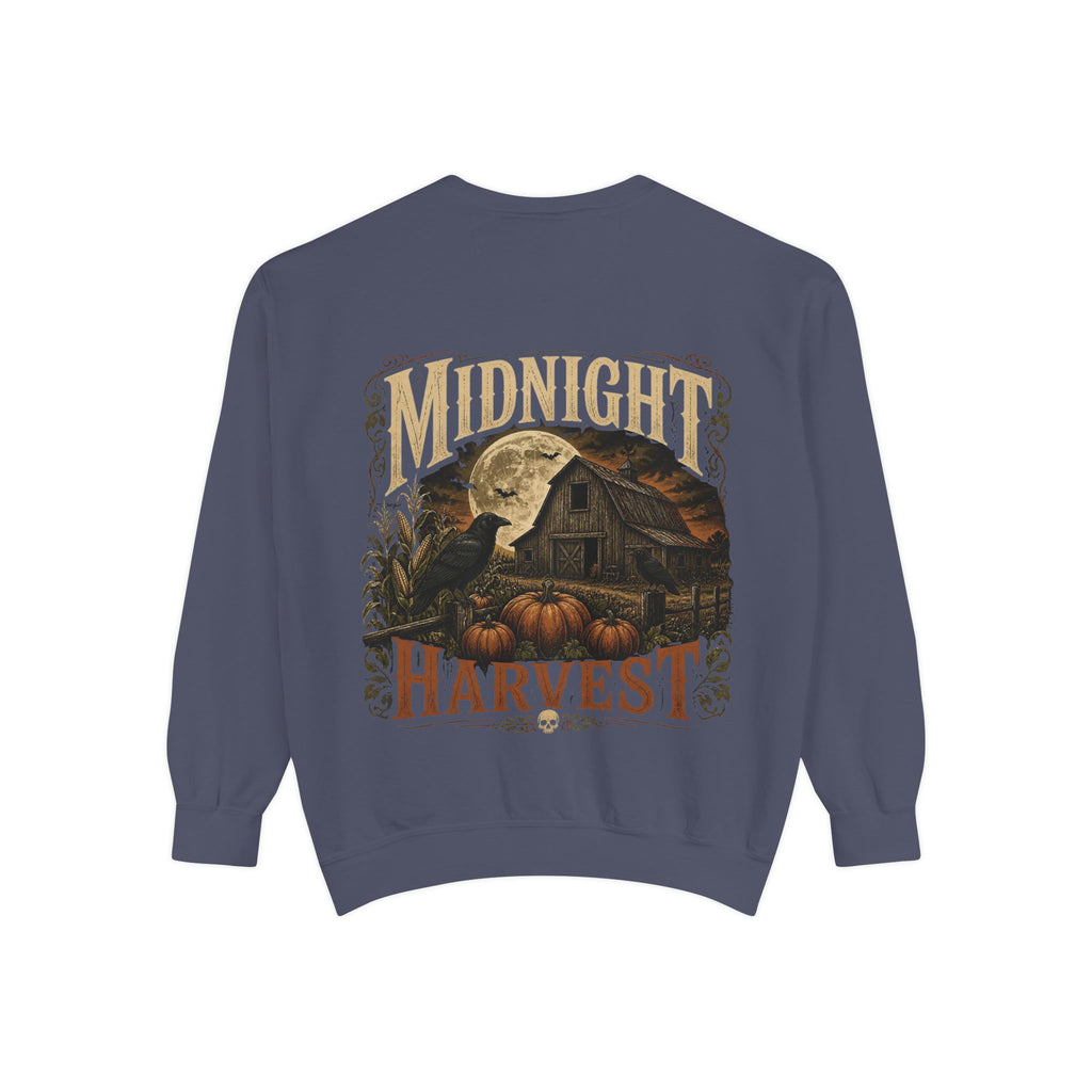Midnight Harvest Garment-Dyed Crewneck Sweatshirt