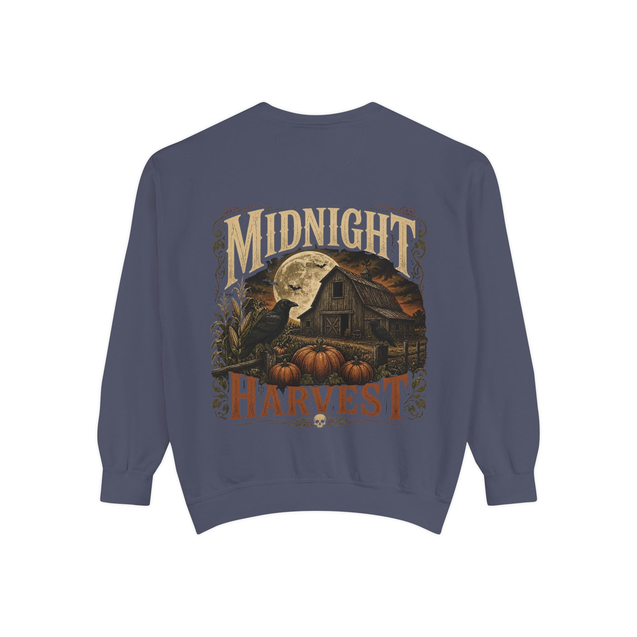 Midnight Harvest Garment-Dyed Crewneck Sweatshirt
